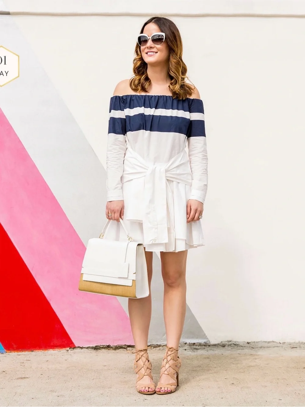 10 Crosby Derek Lam Intermix Exclusive Off-The-Shoulder Shirtdress. Size 4.